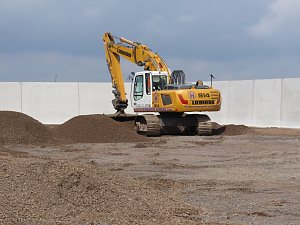 Stand der Dinge: Planum schaffen im Silo