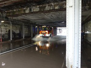 Regenguss auf Nordhausen