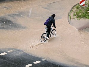 Regenguss auf Nordhausen