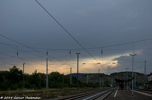 Abendstimmung bei Bleicherode