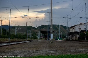 Abendstimmung bei Bleicherode