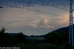 Abendstimmung bei Bleicherode