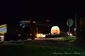 Schwertransport durch Greu&szlig;en