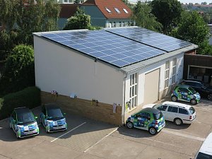 Photovoltaikanlage auf dem Dach