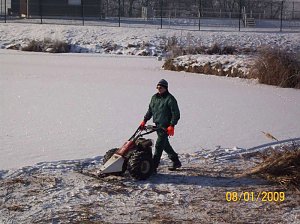 Pflege Teichkl&auml;ranlagen