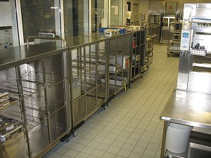 Blick in die zentrale Sterilisation des Klinikums