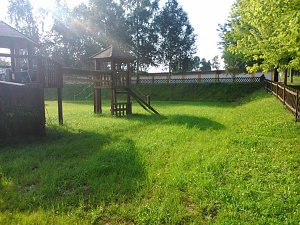 Spielplatz aufger&auml;umt
