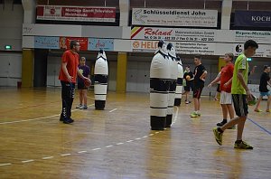 Vorbereitungen des NSV-Handballnachwuchses