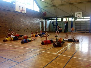 Vorbereitungen des NSV-Handballnachwuchses