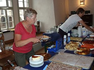 Vorbereitungen auf Schloss Heringen