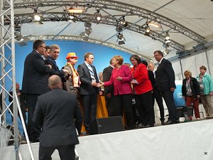 Angela Merkel in Leinefelde