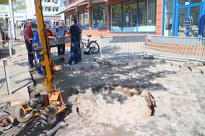 Erdfall in der Rautenstra&szlig;e