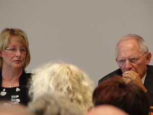 Wolfgang Sch&auml;uble in Nordhausen