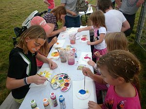 Bei Hoffest mit dabei