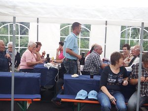 Mit Nachbarn gefeiert
