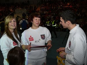 Die M&auml;nner beim Indoor
