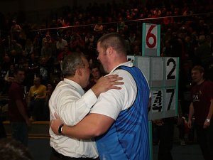 Die M&auml;nner beim Indoor