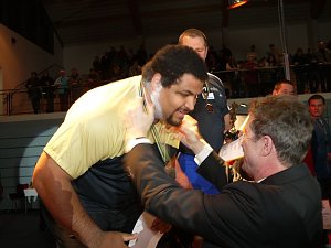 Die M&auml;nner beim Indoor