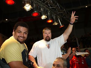 Die M&auml;nner beim Indoor
