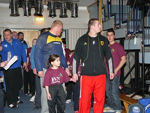 Die M&auml;nner beim Indoor