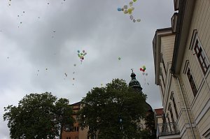 Ballons f&uuml;r den Frieden