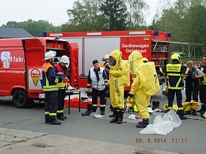 Katastrophenschutz &uuml;bte den Ernstfall