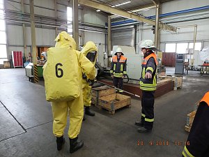 Katastrophenschutz &uuml;bte den Ernstfall