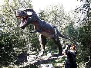 Dinosaurier auf R&uuml;gen