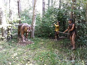 Dinosaurier auf R&uuml;gen