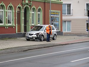 Unfall auf der Kreuzung