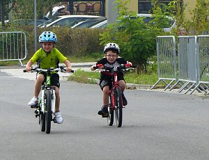 Toller Auftritt in Magdeburg: Laurenz (rechts) beim Zielspurt