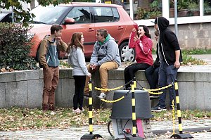 Musik und Artistik auf dem Theaterplatz