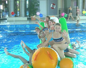 Knax-Party im Badehaus
