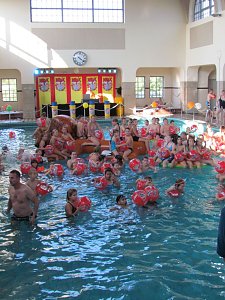 Knax-Party im Badehaus