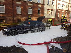 Auto brannte aus