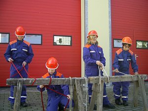 Die Jugendfeuer Auleben und Heringen stellte sich den Pr&uuml;fungen