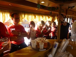 Die "Rote Wand" unterwegs