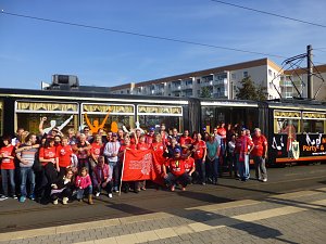 Die "Rote Wand" unterwegs