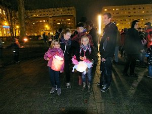 Das Martinsfest 2014 auf dem Theaterplatz