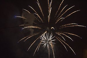 Feuerwerk am Martinstag