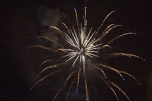 Feuerwerk am Martinstag