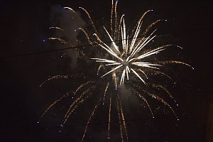 Feuerwerk am Martinstag