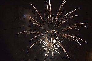 Feuerwerk am Martinstag