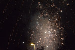 Feuerwerk am Martinstag