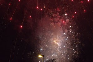 Feuerwerk am Martinstag