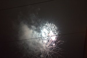 Feuerwerk am Martinstag