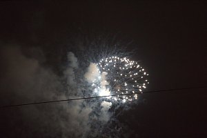 Feuerwerk am Martinstag