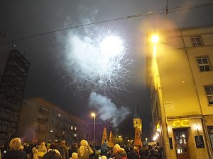 Feuerwerk am Martinstag