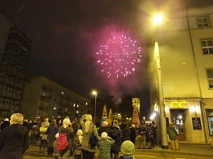 Feuerwerk am Martinstag