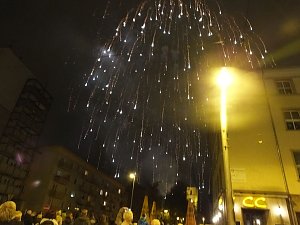 Feuerwerk am Martinstag